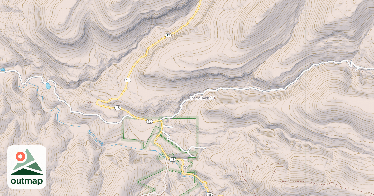 Map of Cherry Holds