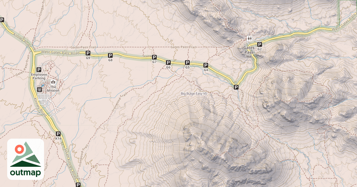 Map of Big Bulge Easy