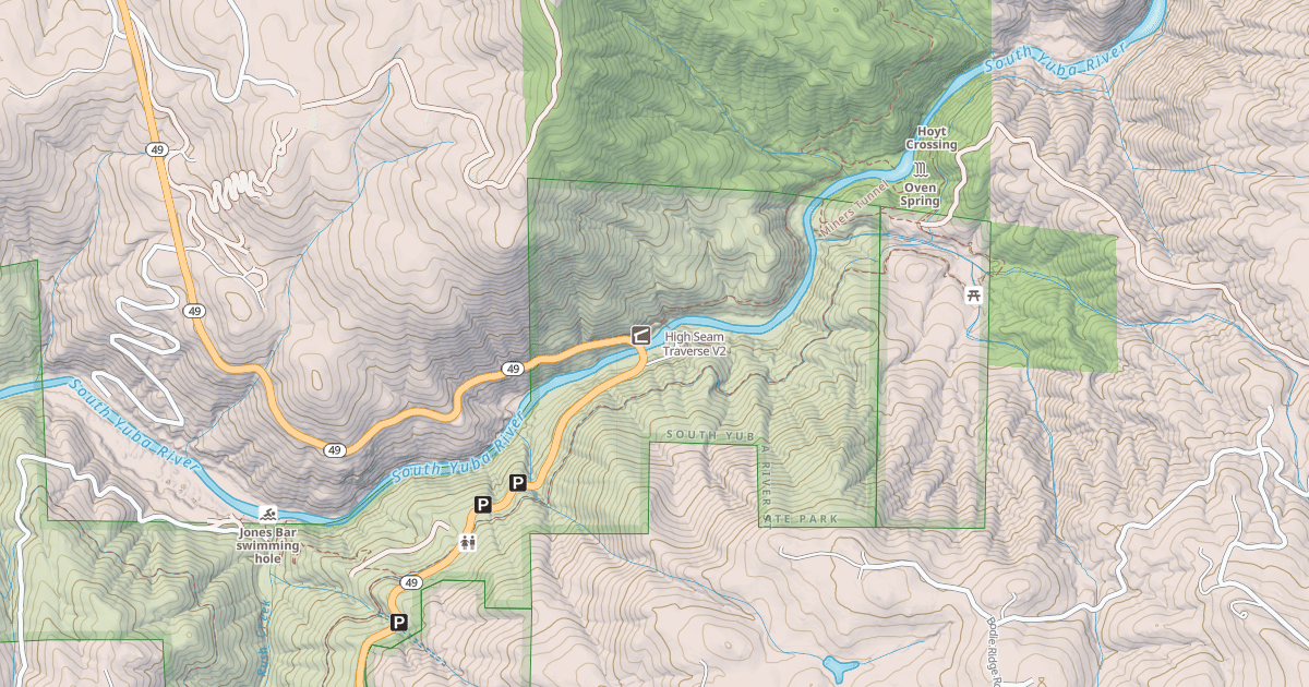 Map preview of High Seam Traverse