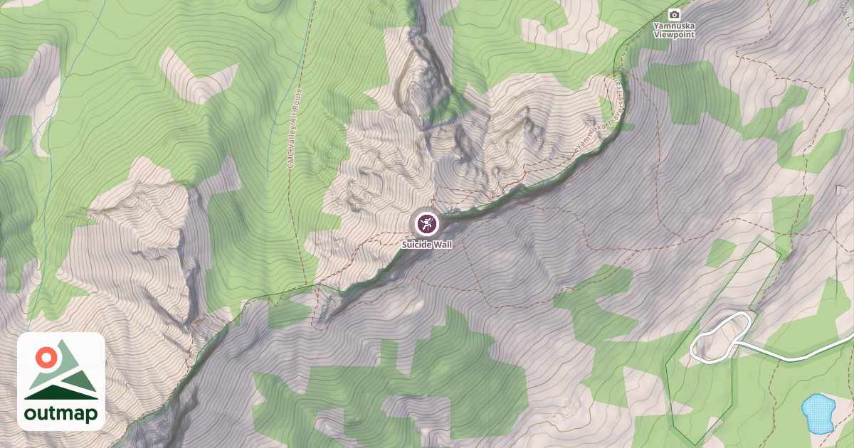 Map of Suicide Wall