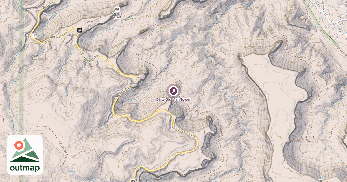 Map of Dirty Old Man Tower
