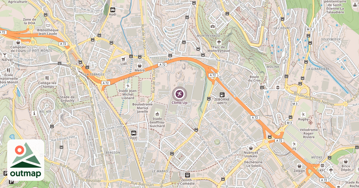 Map of Climb Up