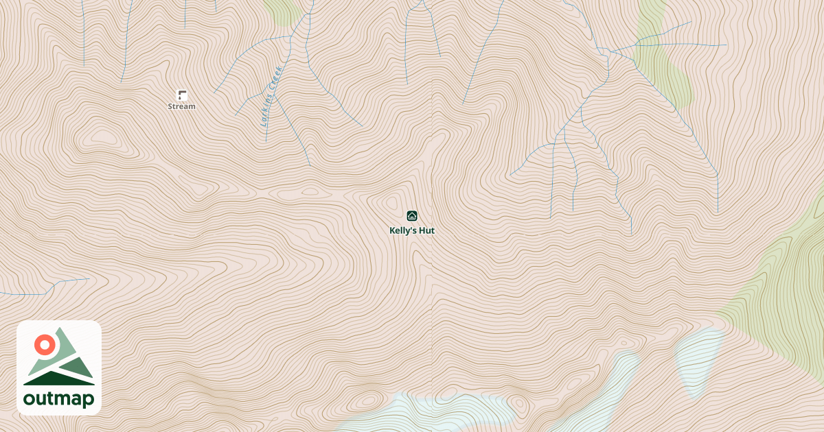 Map of Kelly's Hut