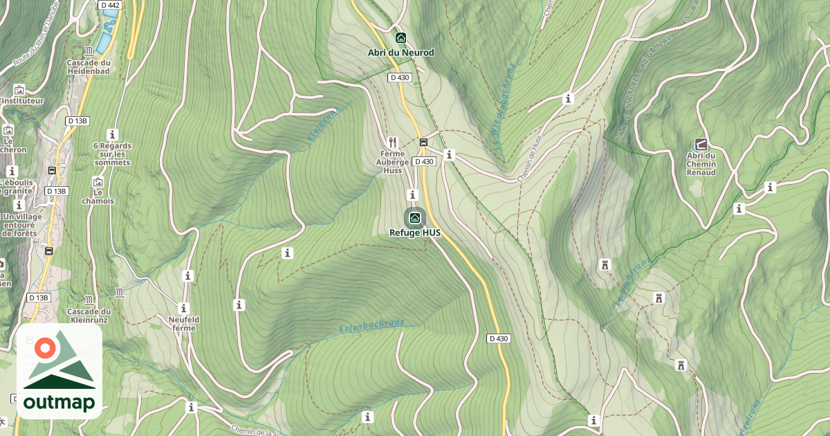 Map of Refuge HUS
