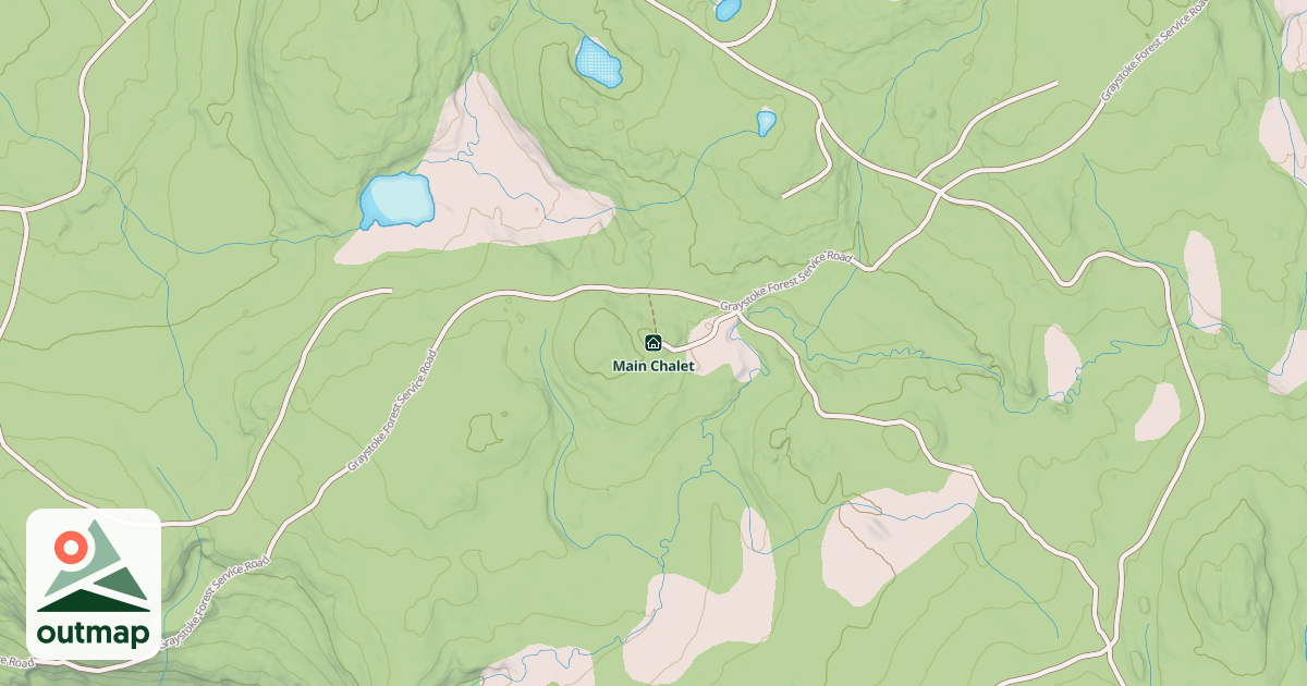 Map of Main Chalet