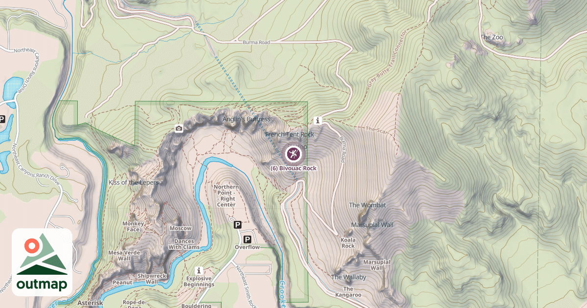 Map of (6) Bivouac Rock