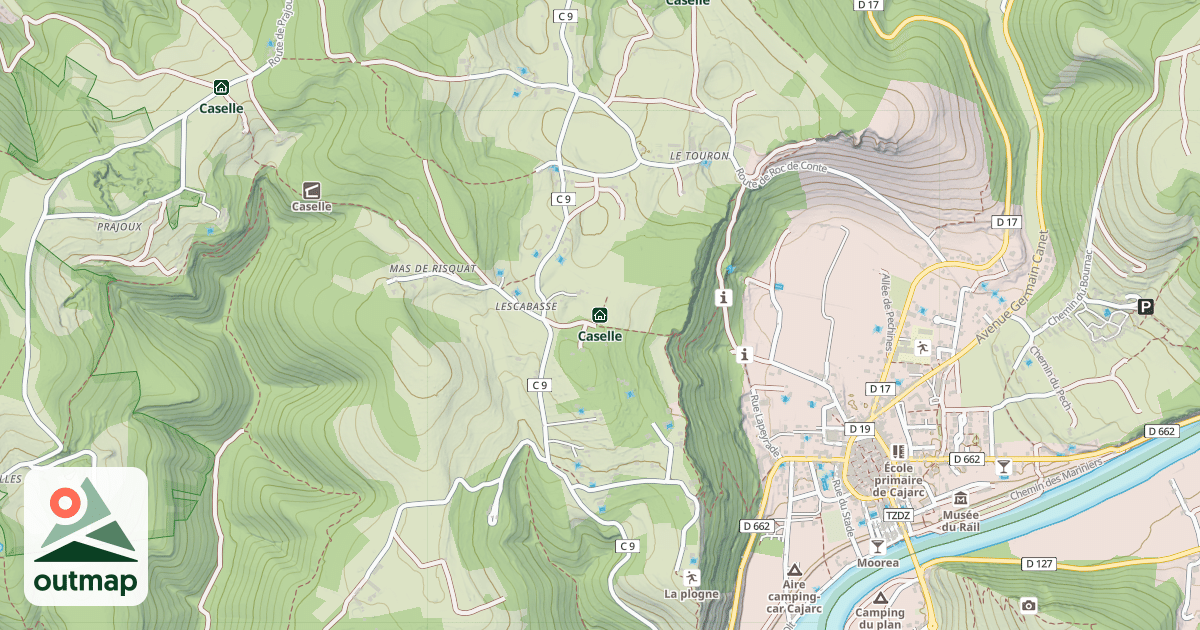 Map of Caselle