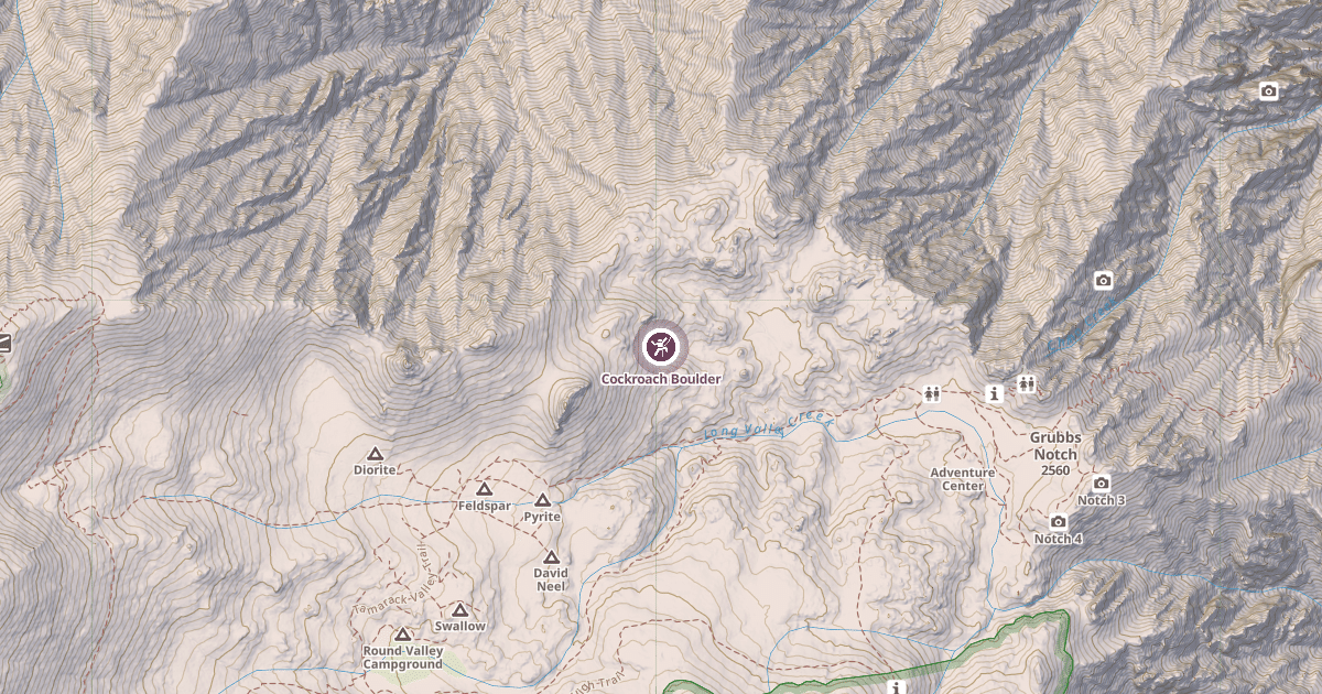 Map preview of Cockroach Boulder