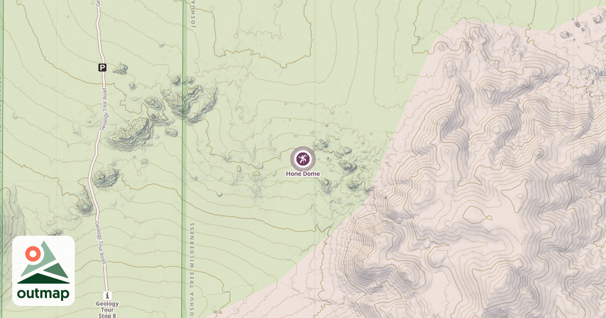 Map of Hone Dome