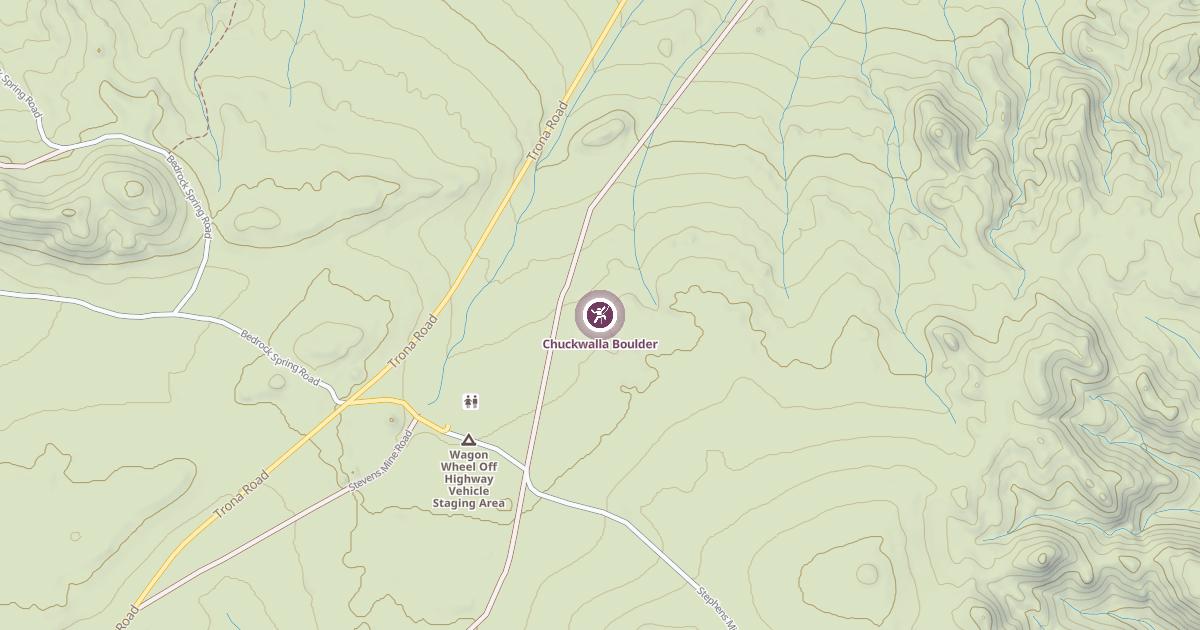Map preview of Chuckwalla Boulder
