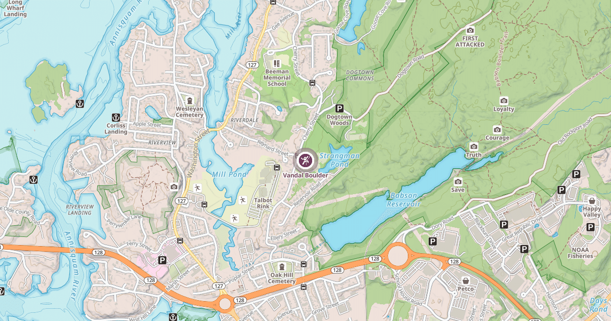 Map preview of Vandal Boulder