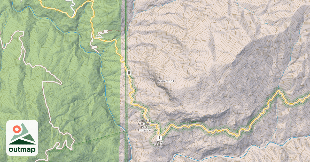 Map of DZ Arete