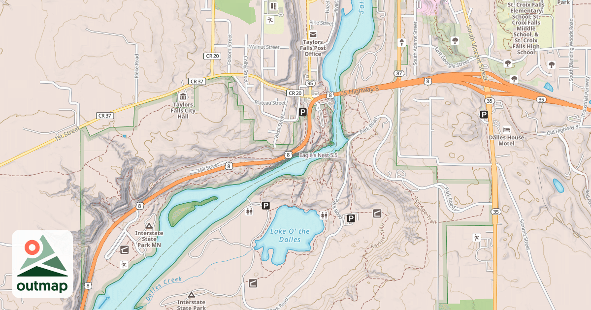 Map of Eagle's Nest