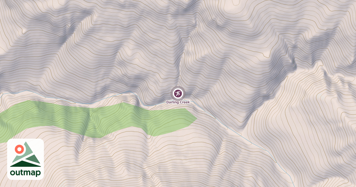 Map of Darling Creek