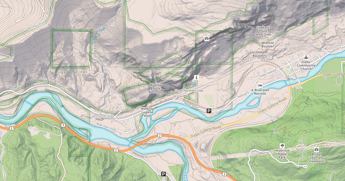 Map preview of Great Northern Slab