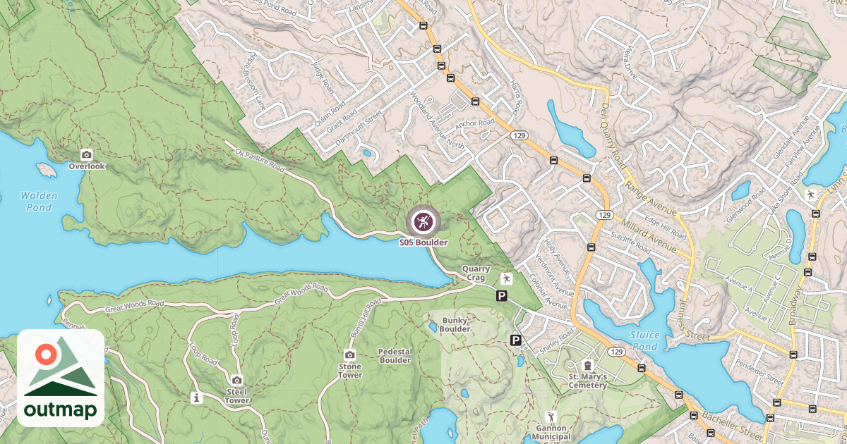 Map of S05 Boulder