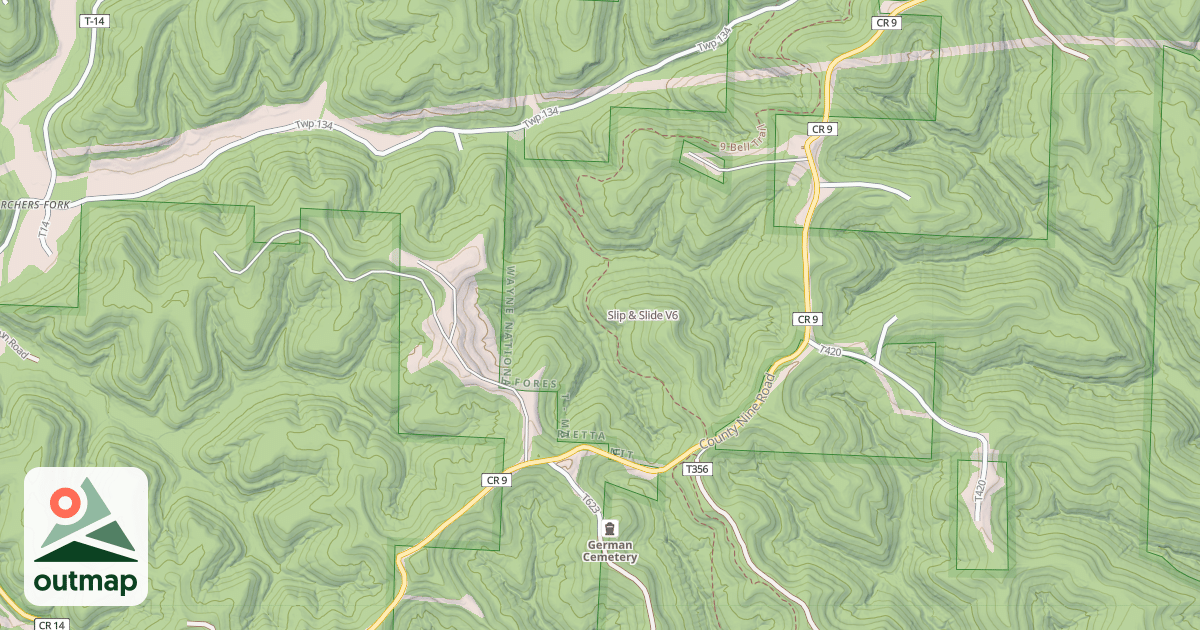 Map of Slip & Slide