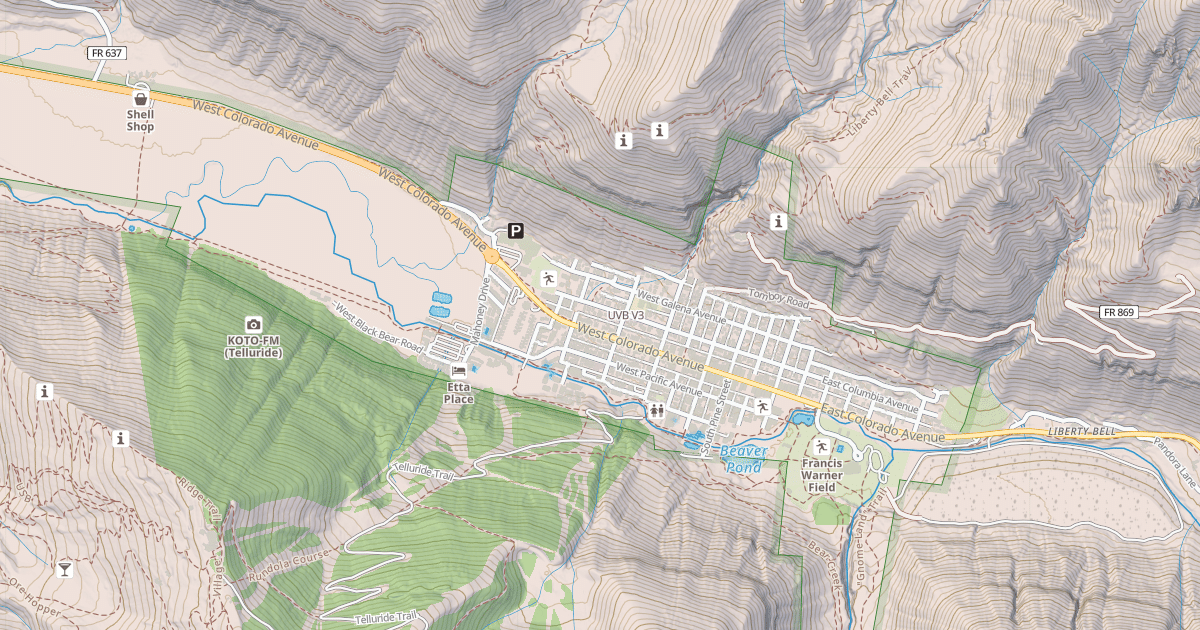 Map preview of UVB