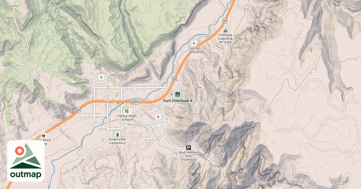 Map of Yurt Overlook #3
