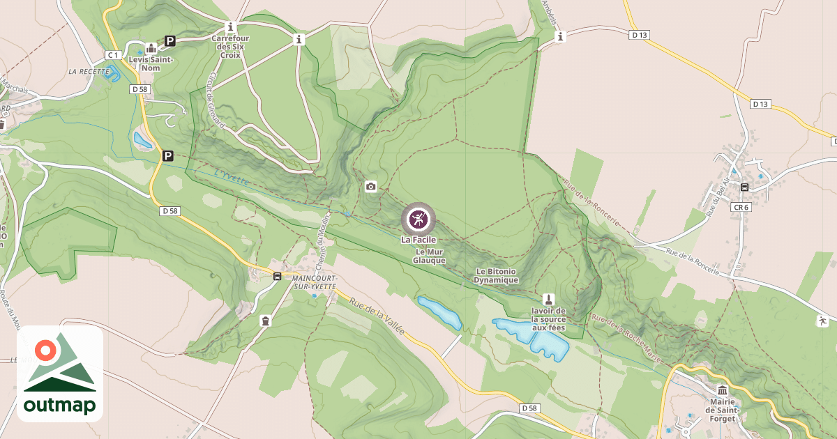 Map of La Facile