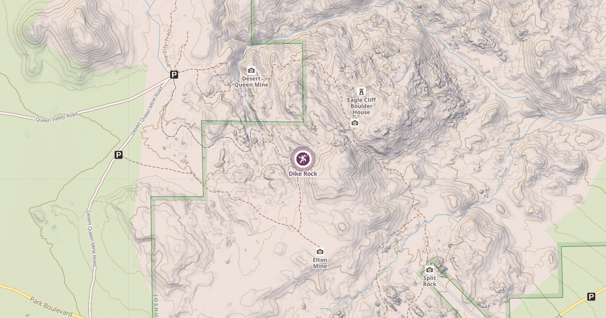Map preview of Dike Rock