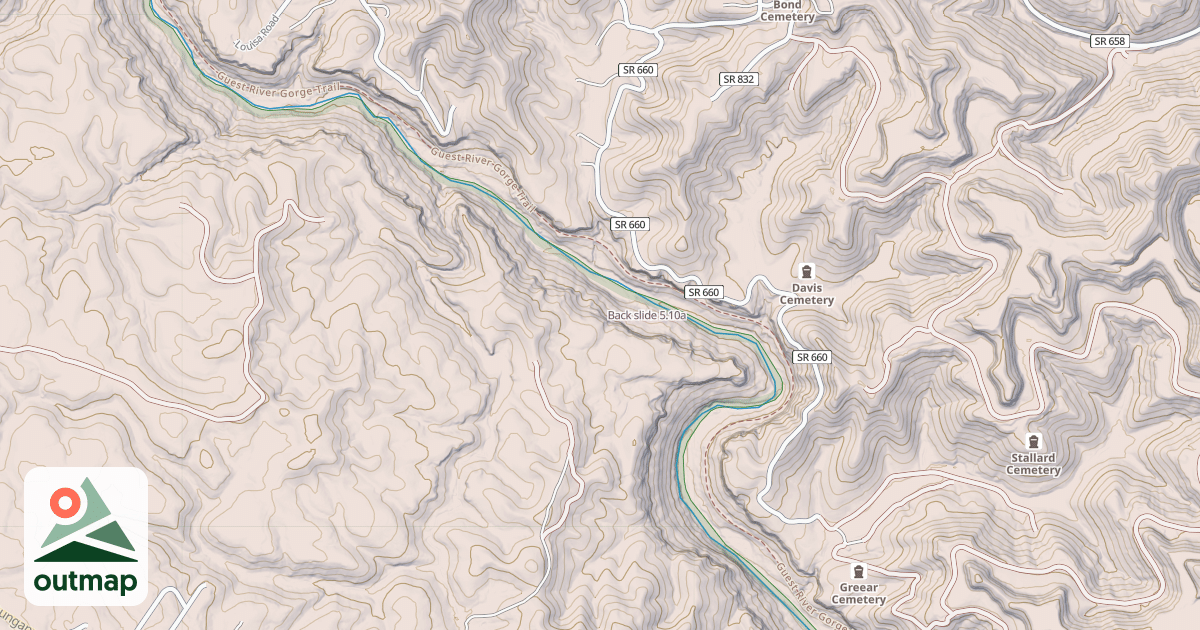 Map of Back slide