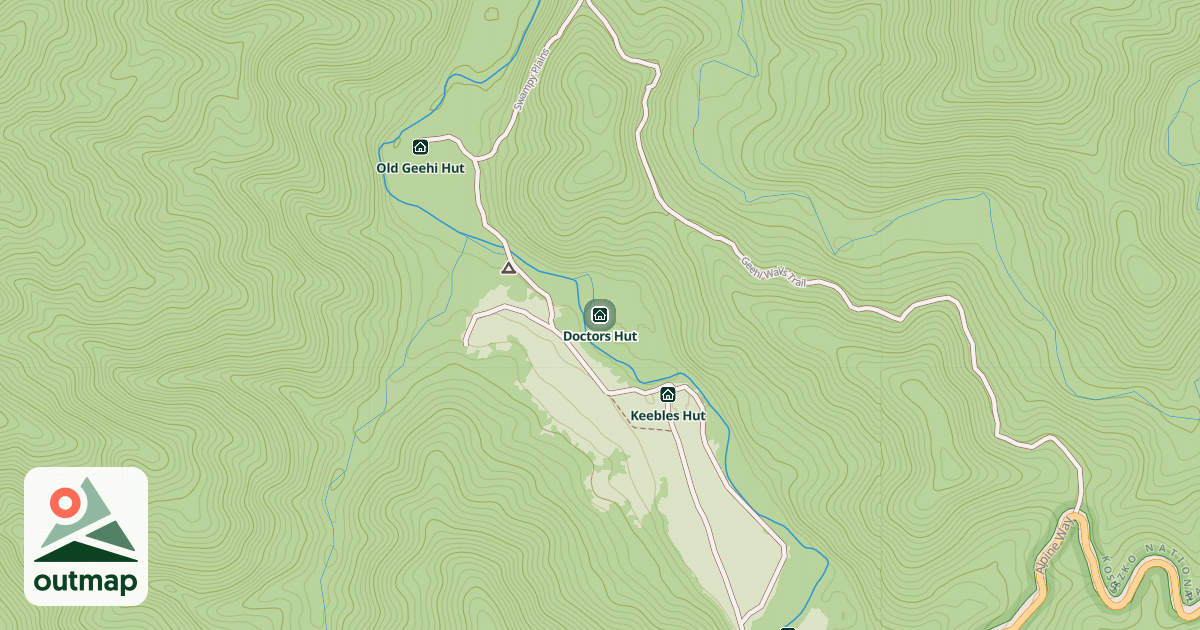 Map of Doctors Hut