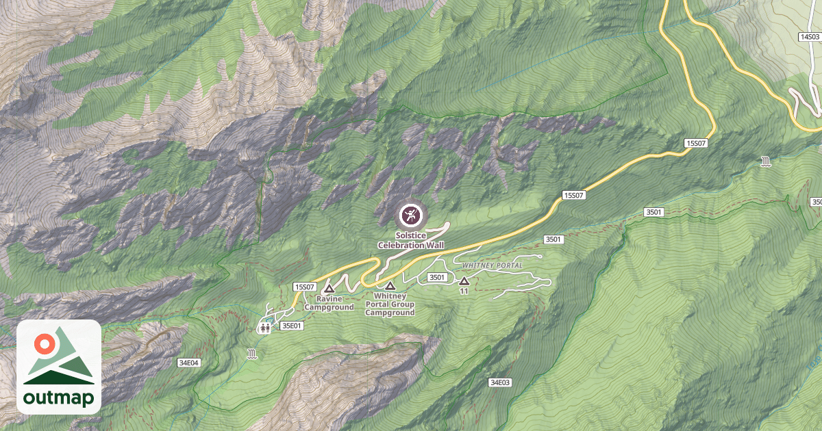 Map of Solstice Celebration Wall