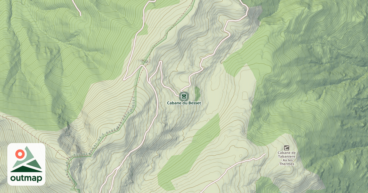 Map of Cabane du Besset