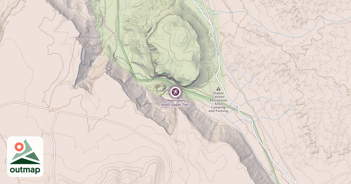 Map of Observatory Wall (Upper Tier)