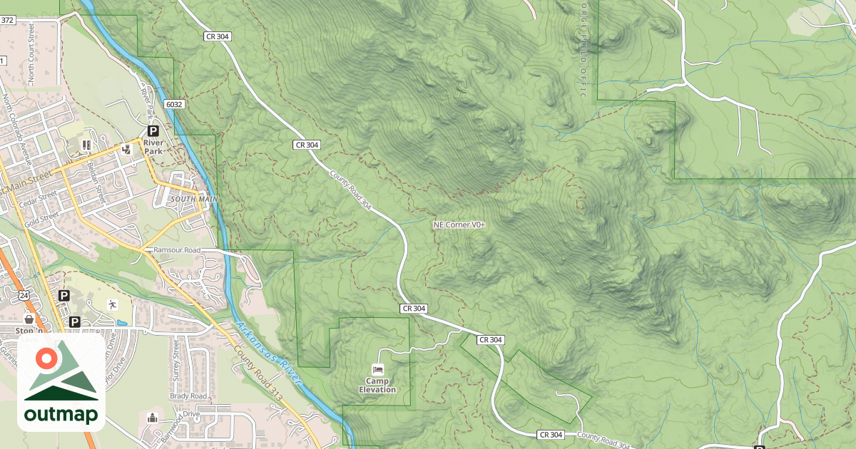 Map of NE Corner