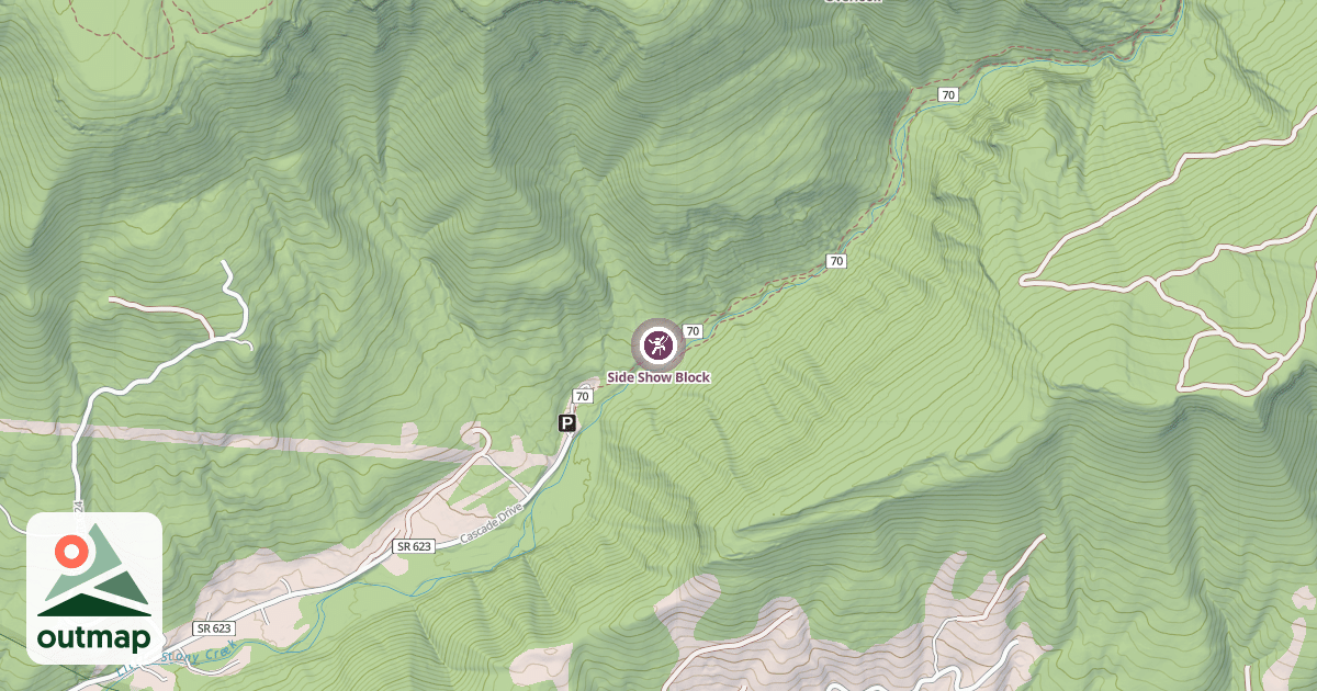 Map of Side Show Block