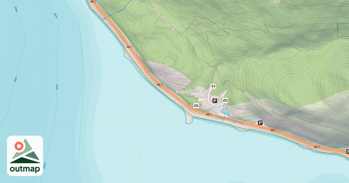 Map of Arch of Dimes