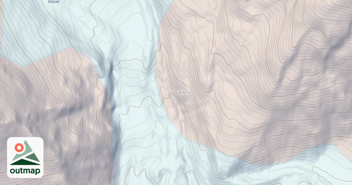 Map of 40 lbs