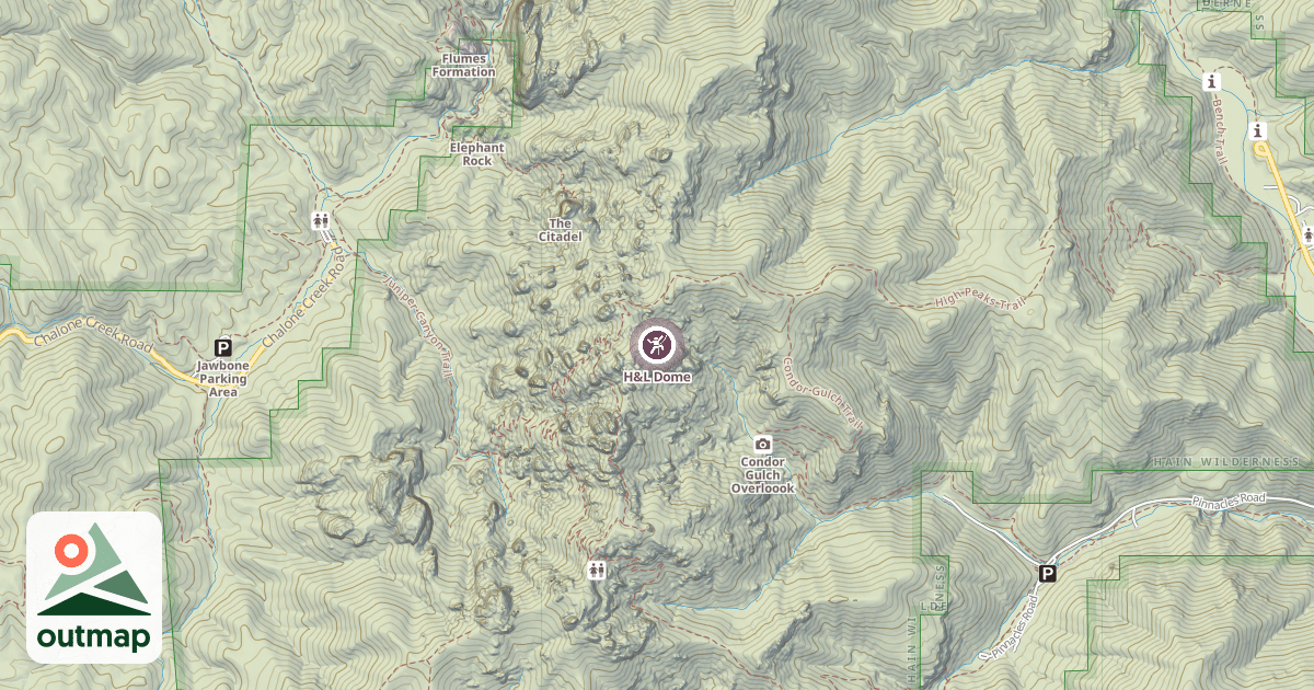 Map of H&L Dome