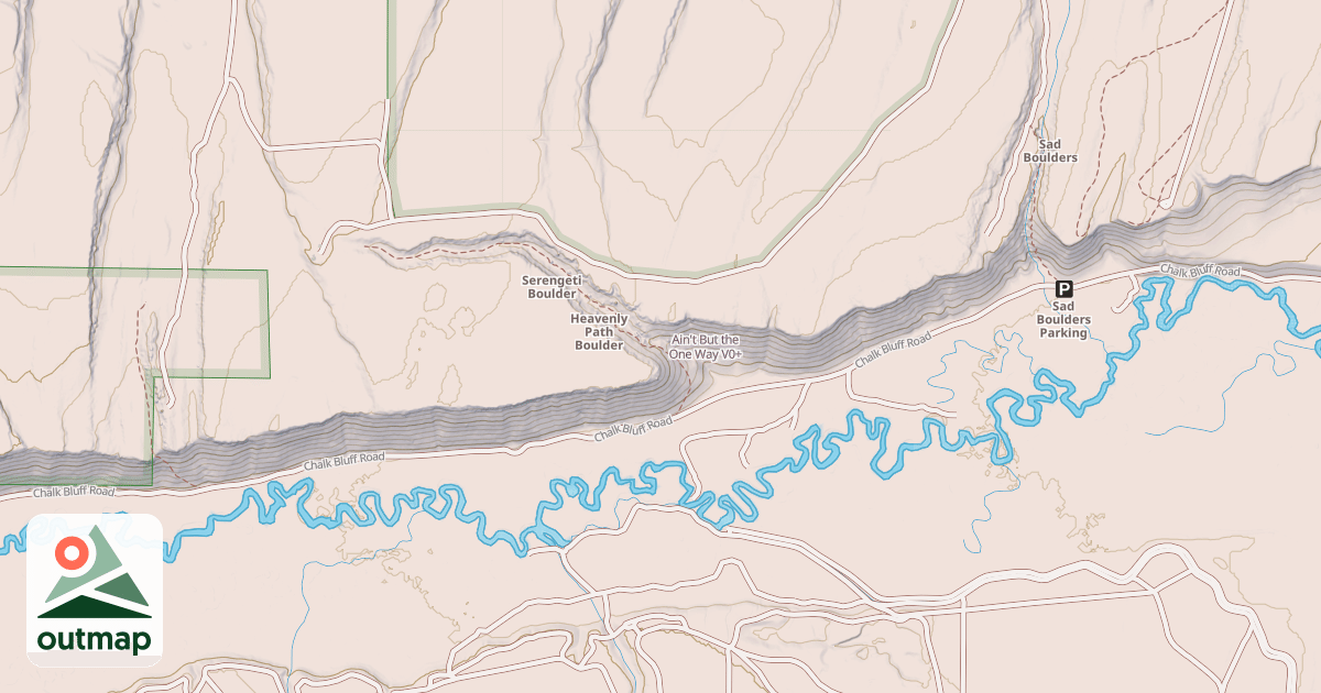 Map of Ain't But the One Way