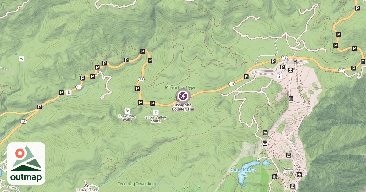 Map of Incognito Boulder, The