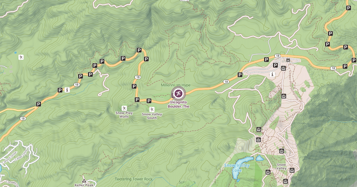 Map preview of Incognito Boulder, The