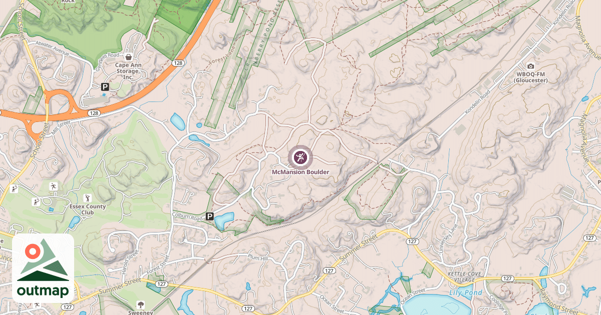 Map of McMansion Boulder