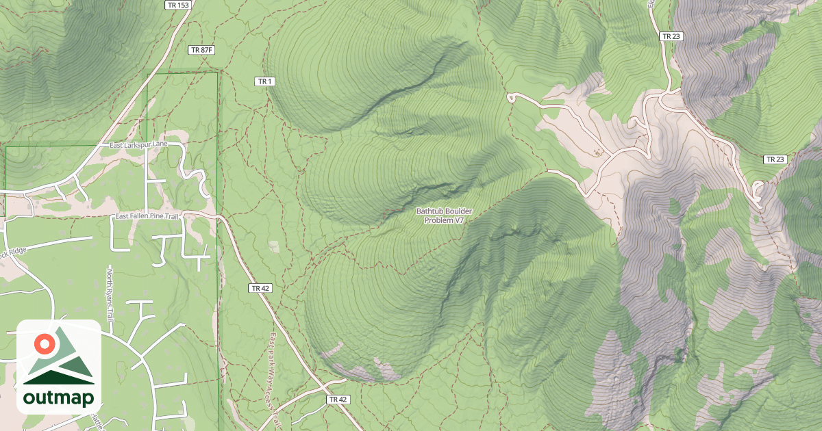 Map of Bathtub Boulder Problem