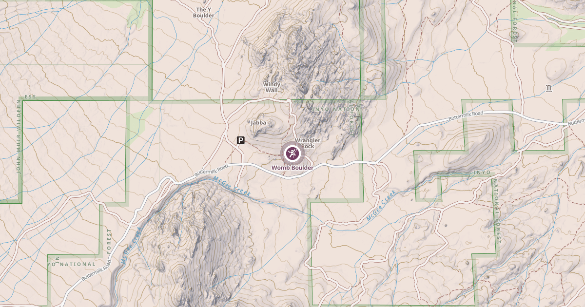 Map preview of Womb Boulder