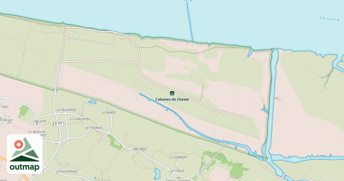 Map of Cabanes de chasse