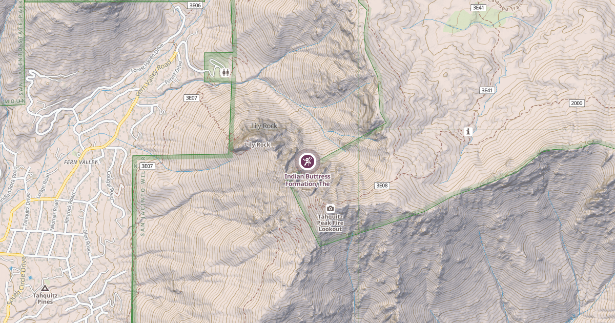 Map preview of Indian Buttress Formation, The