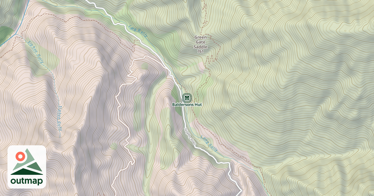 Map of Baldersons Hut