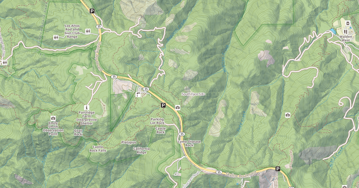 Map preview of South Face