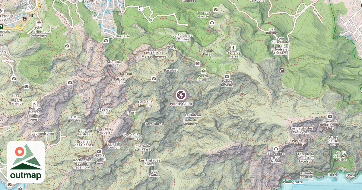 Map of Pointe Callot
