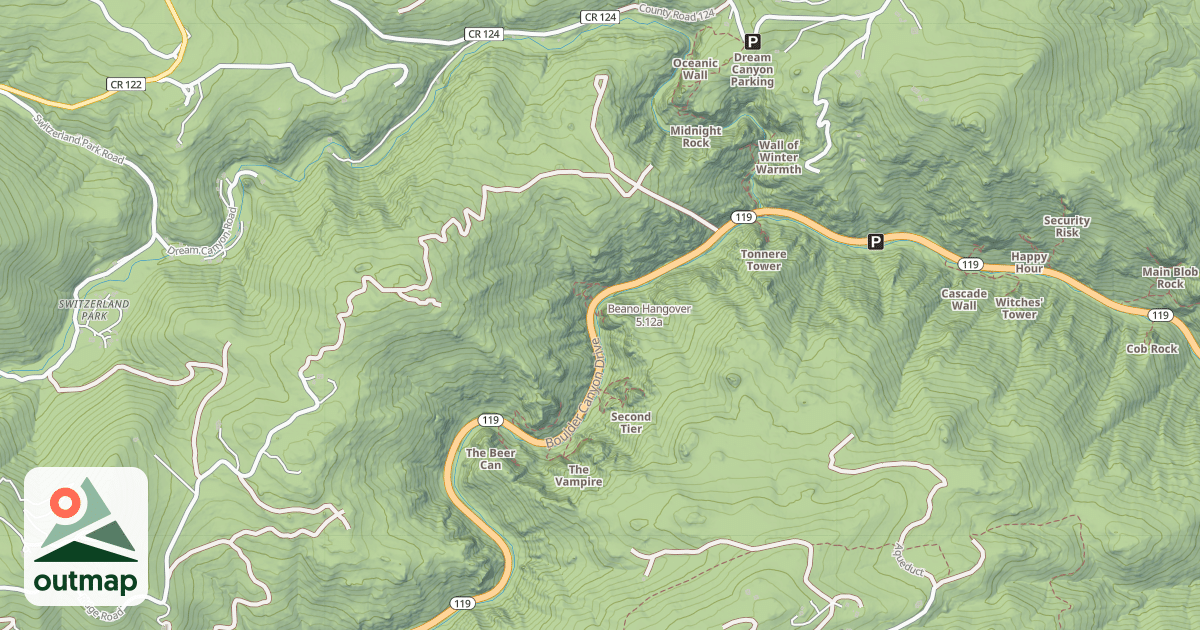 Map of Beano Hangover
