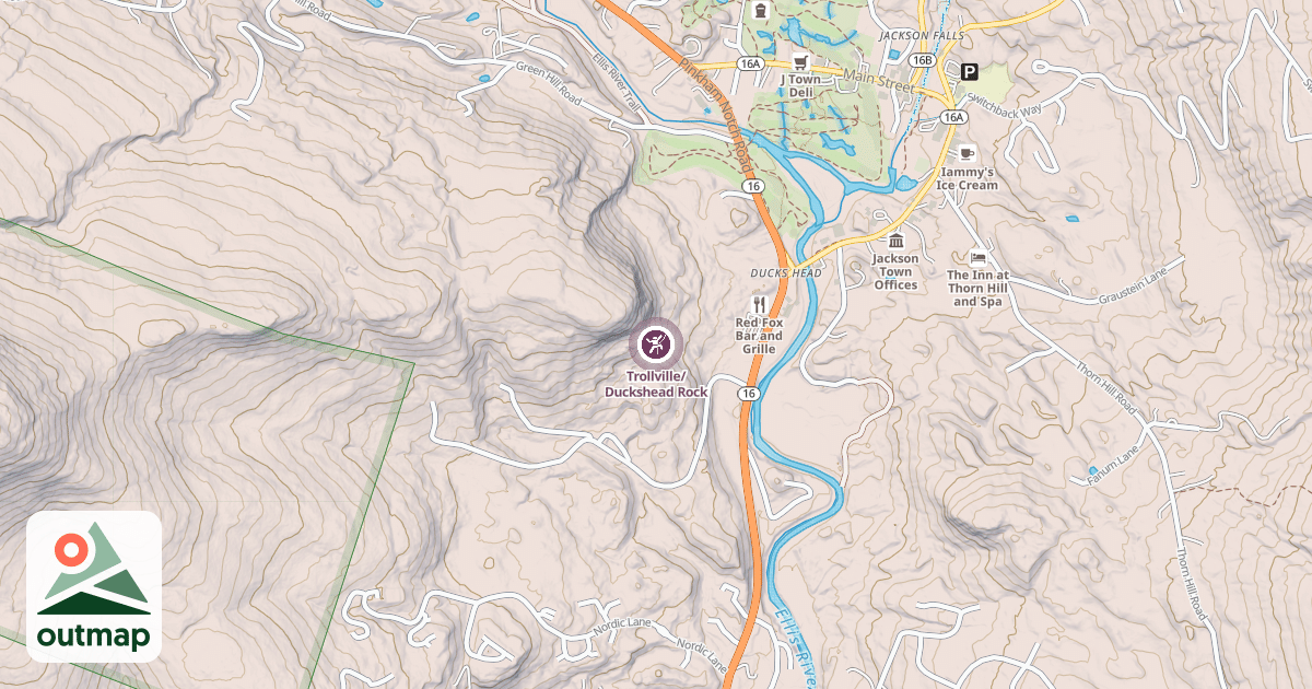 Map of Trollville/Duckshead Rock