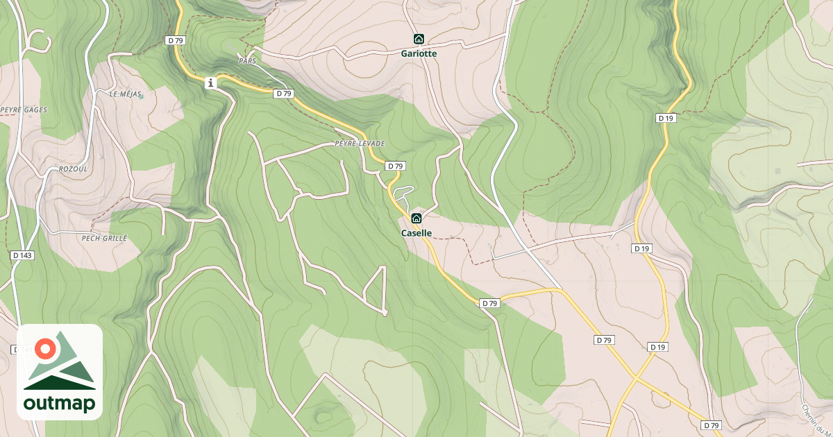 Map of Caselle