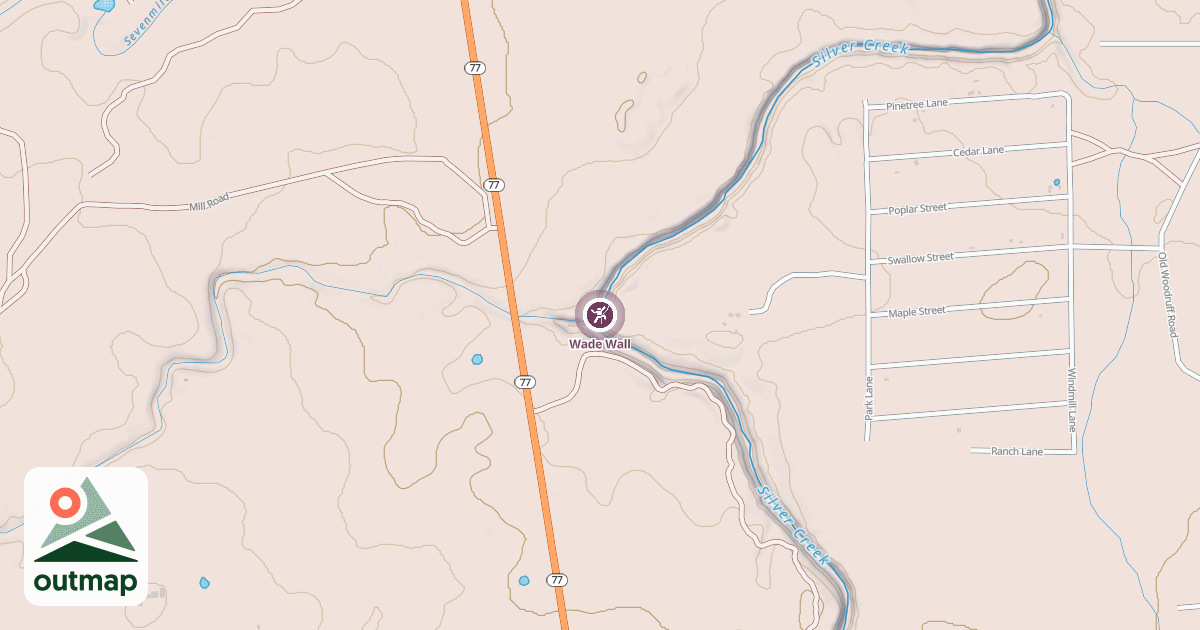 Map of Wade Wall